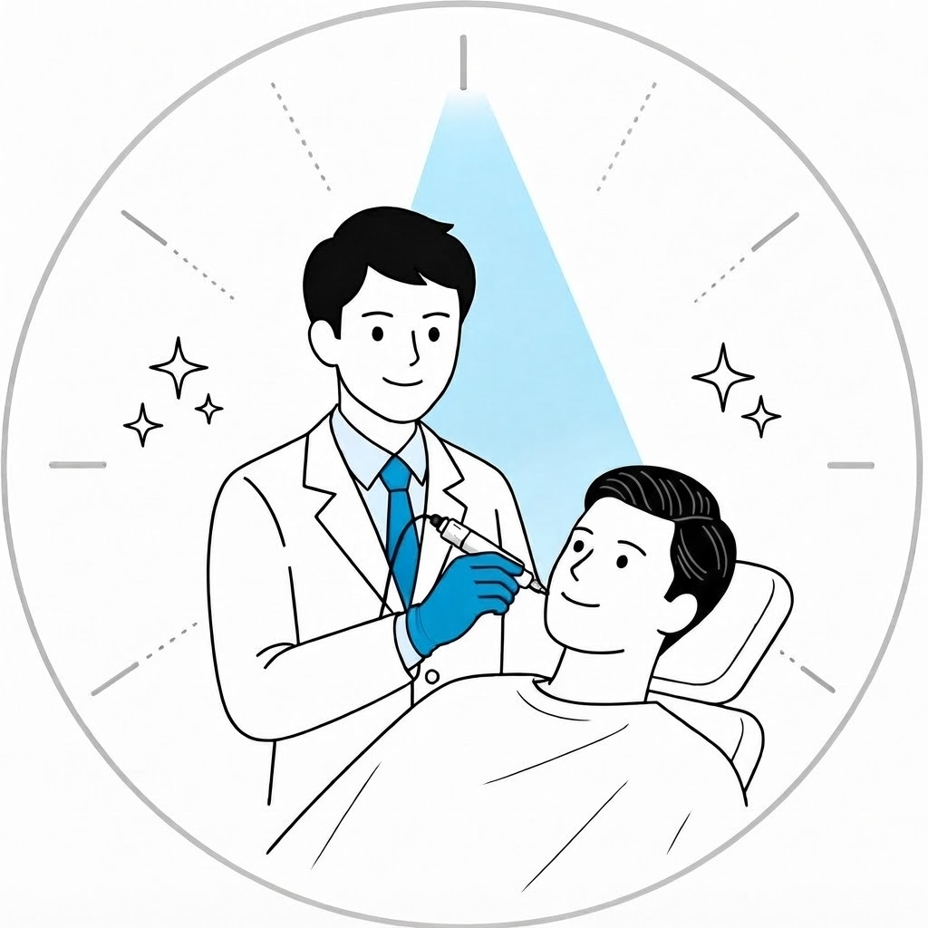 頭皮アートメイク施術イメージ