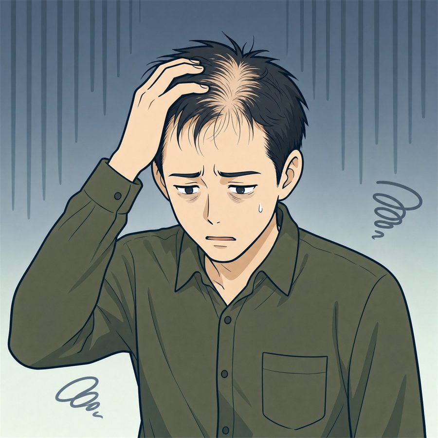 毎朝準備に追われる男性